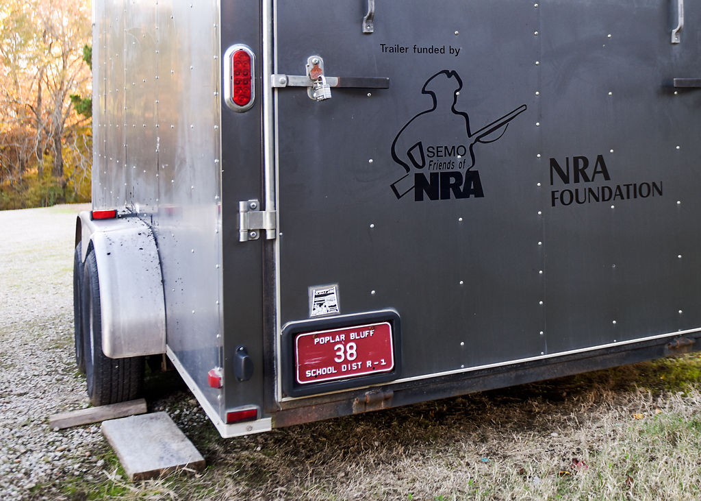 A trailer paid for by the NRA Foundation